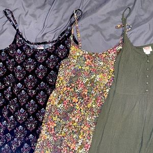 LOT of THREE Mossimo sundresses • sizes small/medium